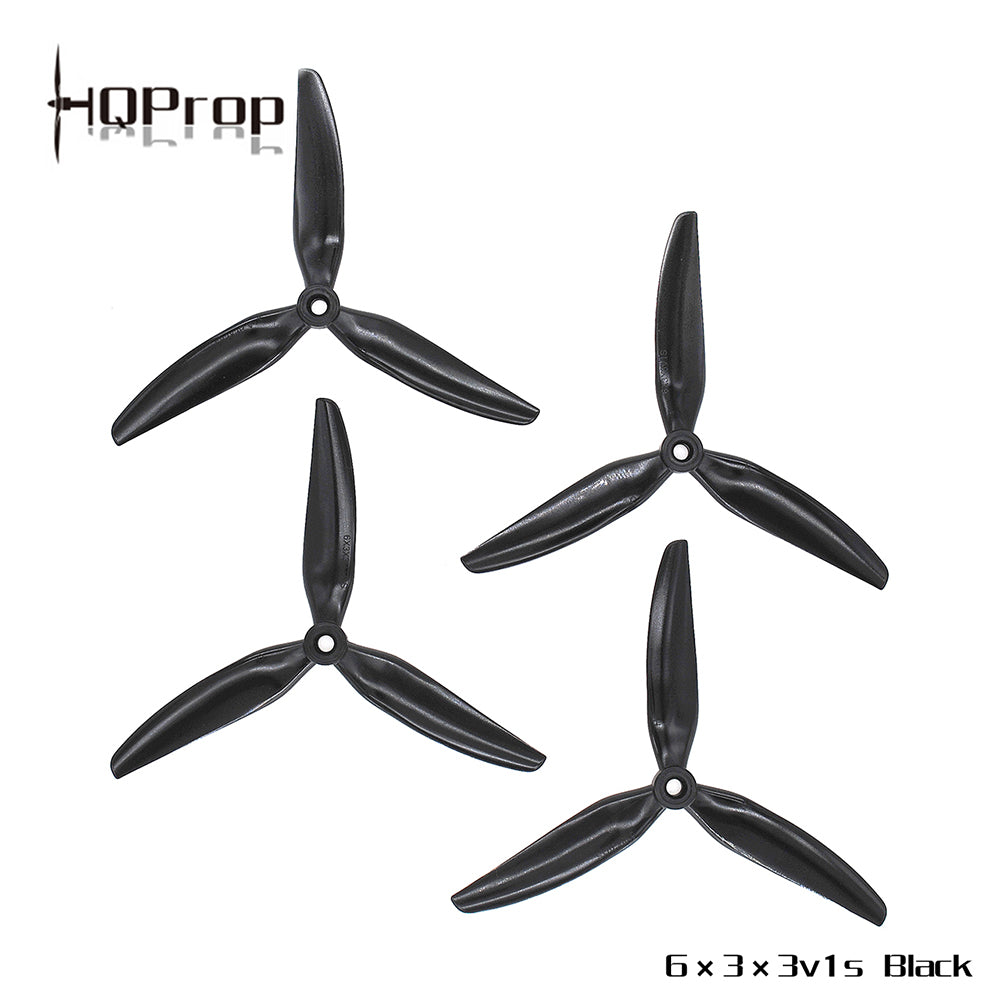 Пропеллеры Diatone / Mamba HQProp 6X3X3V1SBlack(2CW+2CCW)-Poly Carbonate for Roma F6 — 5set для FPV дрона