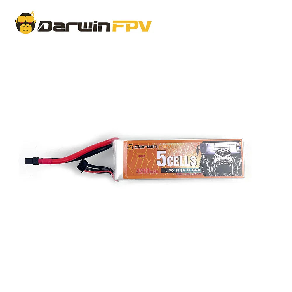 Аккумулятор DarwinFPV 5S 4200mAh 18.5V 60C — 4 PCS для FPV дрона