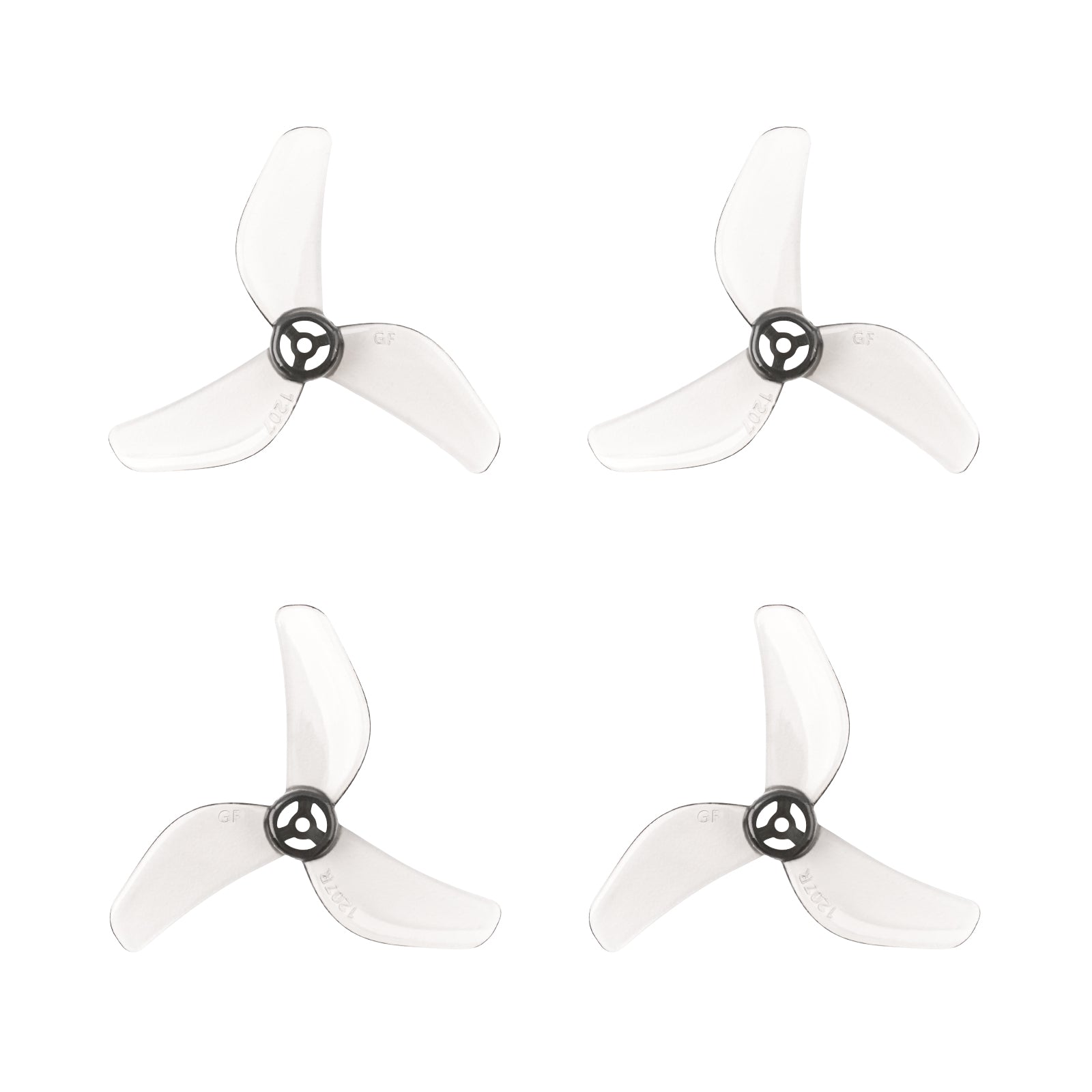 Gemfan 1207 3-Blade Propellers (1.0mm Shaft)